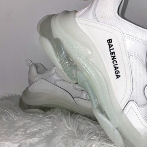 Triple S White Clear Sole